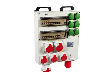 Eltavle 400v, 40 kw, 63 amp, CEE