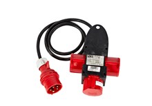 Adaptor, 16 amp CEE til 3x16 amp CEE