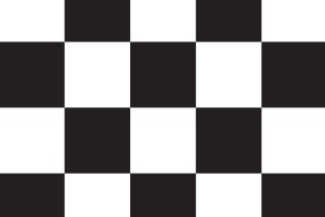 Sort/hvid tern