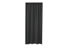 Dørforhæng, sort<br/>B: 100 cm