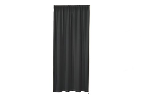 Dørforhæng, sort<br/>B: 100 cm